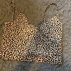 cheetah print tank top
